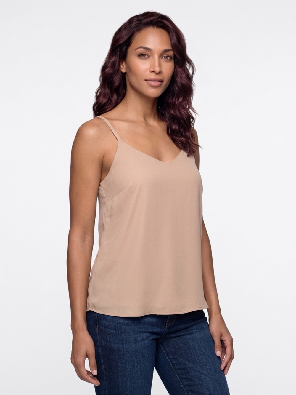 torrid Nude Beige V-Neck Spaghetti Strap Camisole